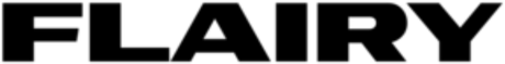 Nadruk Flairy Basic White [Black Logo] - Przód